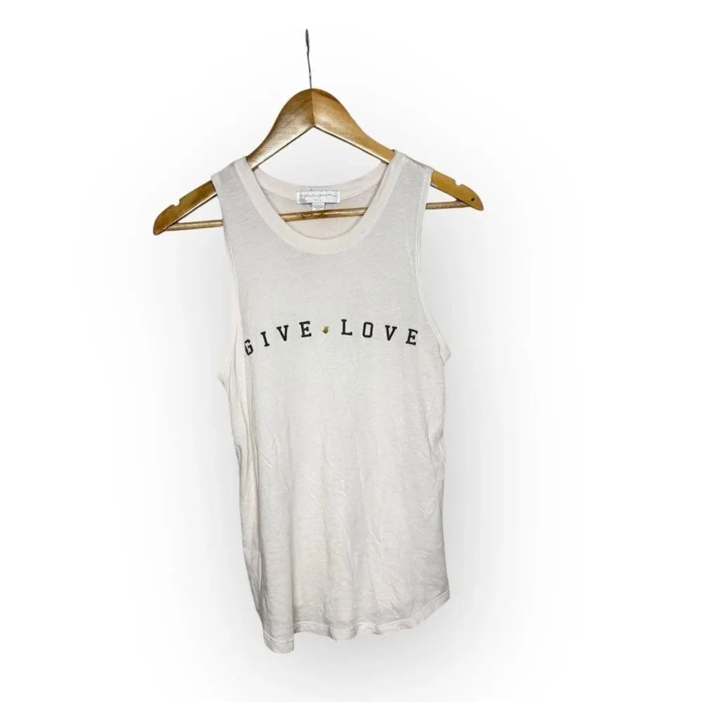 Spiritual Gangster Pale Pink ‘ Give Love ‘ Tank Size Small